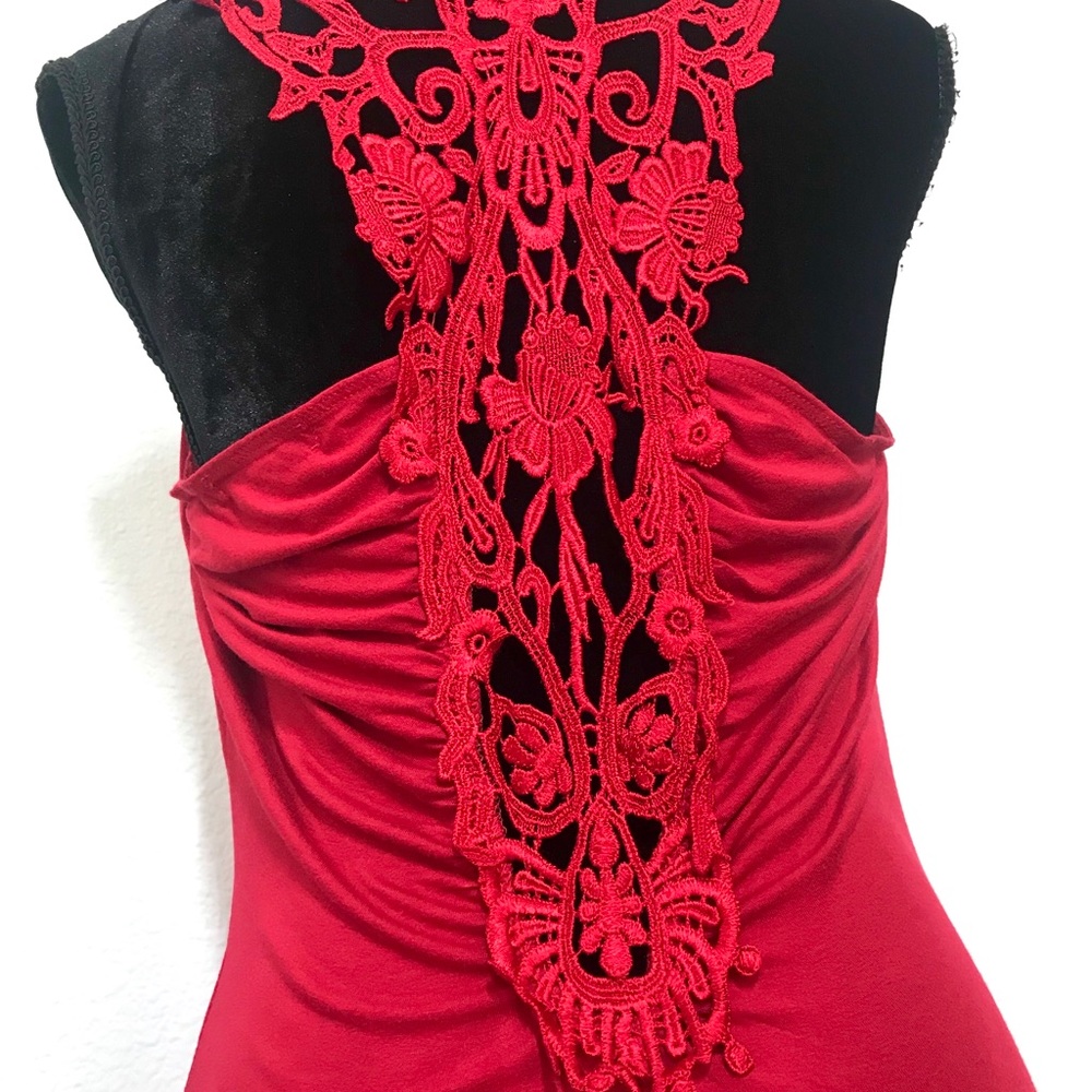 LACE BACK DRESS - Picture 7 of 10